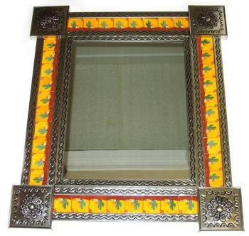 Large Rectangular Talavera Mirror
