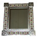 Mexican Rectangular Talavera Mirror