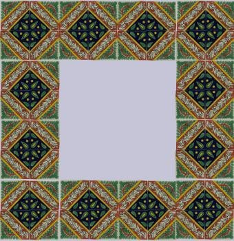 Talavera tile Emperor