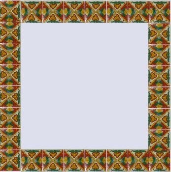 talavera tile Coral