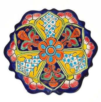 Hexagonal Talavera Plate