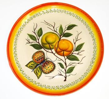 Majolica Round Platter