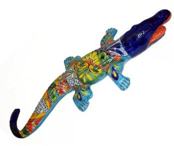 Multicolored Talavera Alligator