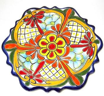 Hexagonal Talavera Plate