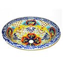 Colorful Oval Talavera Sink
