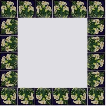 talavera tile Calla Lily