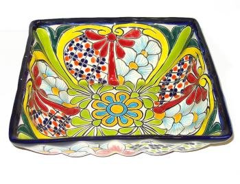 Colorful TalaveraSquare Platter