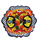 Hexagonal Talavera Plate
