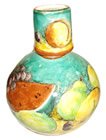 Majolica Water Jug with Cup