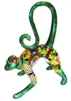 Mexican Talavera Monkey