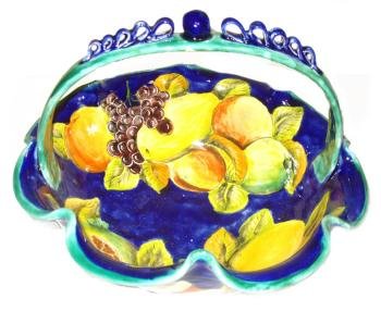 Mexican Talavera Basket