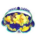 Mexican Talavera Basket