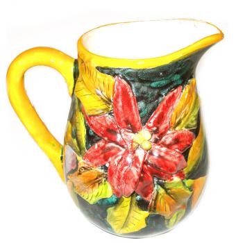 Traditional Majolica Pitcher