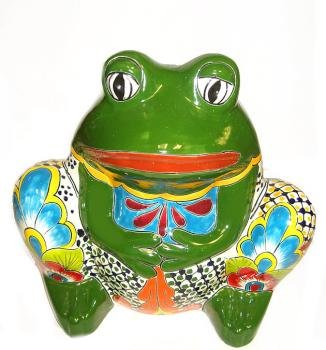 Talavera Planter Frog