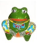 Talavera Planter Frog