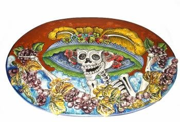 Majolica Mural Catrina