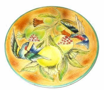Majolica Round Plate