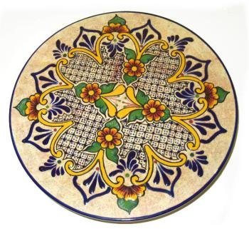 Mexican Talavera cake platter