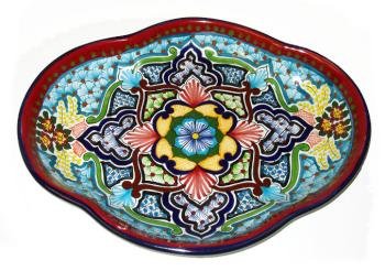 Mexican Floral Talavera Platter