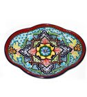 Mexican Floral Talavera Platter