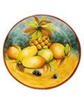 Majolica Round Platter