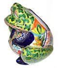 Talavera Frog Planter
