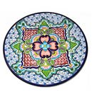 Leal Blue Talavera Plate