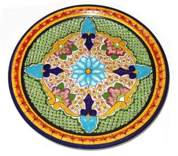 Elegant Ornamental Talavera Plate