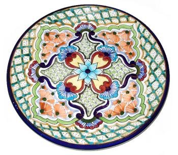 Classic Baroque Talavera Plate