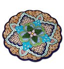 Ornate Talavera Flowery Plate