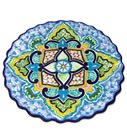 Flamboyant Round Talavera Plate