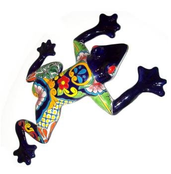 Multicolored Talavera Frog