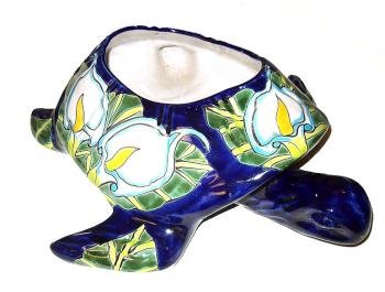 Talavera Turtle Planter