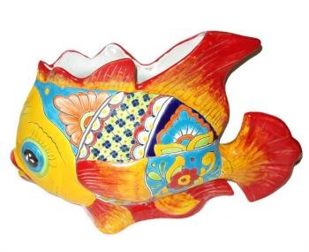 Talavera Fish Planter