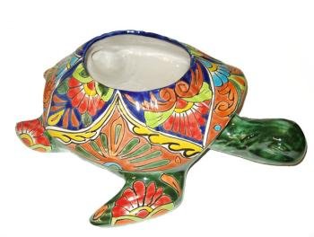 Talavera Turtle Flowerpot