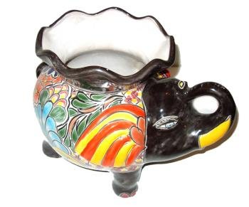 ElephantTalavera Flowerpot
