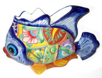 Talavera Fish Planter