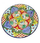 Birght Round Talavera Platter