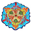 Bright Hexagonal Talavera Plate