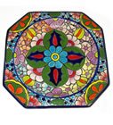 Hexagonal Talavera Plate