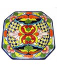 Artful Octogonal Talavera Plate