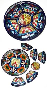 Talavera Snacks Plate