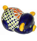 Blue Talavera Piggy Bank