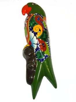 Green Talavera Parrot for Walls