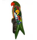Green Talavera Parrot for Walls