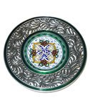 Talavera Plate with Pewter