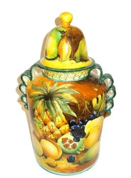 Majolica Cookie Jar