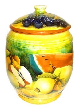 Majolica Cookie Jar