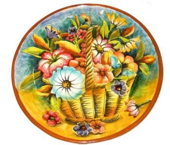 Majolica Round Platter