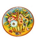 Majolica Round Platter